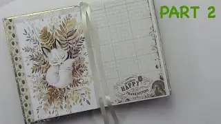 Part 2 Altered Book for Fall 2020 DIY Junk Junk Journal with Beautiful Papers from Sugar Hiccups