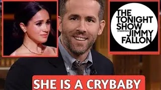 Ryan Reynolds DESTROYS Meghan Markle Live During The Tonight Show Interview Starring Jimmy Fallon