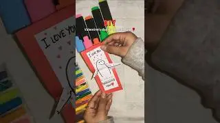 DIY Valentine's Day Hug Card 💕 #handmadegifts #giftideas #forhim #valentinesday #valentinesdaygift