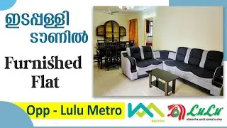Furnished  3 Bhk Flat For Sale In Edapally Near Lulu Mall