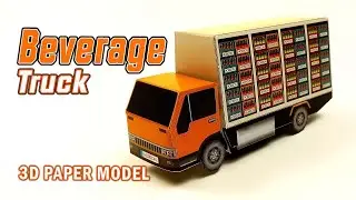 How to Make A 3D paper Truck | Fast 3D paper model For kids
