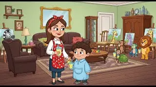 Lala and Elias: Artists for a Day