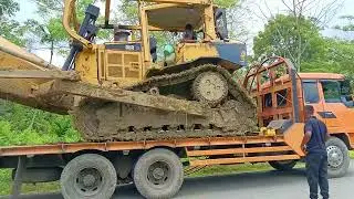 Bringing Home D6R Xl Bulldozer Finished Work