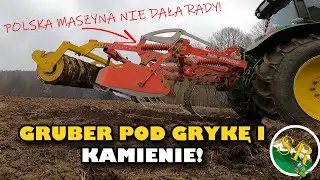 Uprawa pod GRYKĘ z Pottingerem Synkro - polska maszyna nie dawała rady na tych kamieniach!