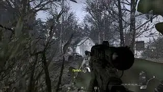 Call of Duty: Modern Warfare &ndash; Sniper Stealth in Tank Graveyard (Hideout Mission)