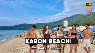 4K 🇹🇭 Karon Beach 2026 High season in Phuket Thailand 