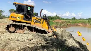 Watch the Real Power of SHANTUI-DH17 C3 |Extreme Pushing on Site