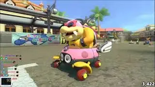 aksel plays mario kart with hoover and jake