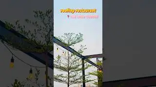 Rooftop restaurant in Rampura~ The wind lounge ࣪ ִֶָ☾. || Best rooftop restaurant , Hatirjheel