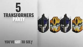 Top 10 Transformers Party [2018]: Transformers Paper Masks (8 Pack)