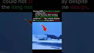 During WWll P-47 landing Gear collapse on landing .