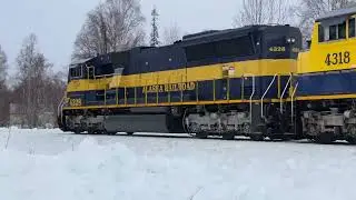 2502 Anchorage to Fairbanks on Winter Aurora Train