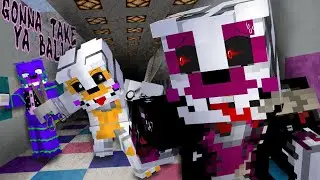 LOLBIT NEUTERS EVIL FUNTIME FOXY IN MINECRAFT!! | Minecraft FNAF Sister Location Rp