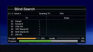 Amos 4 at 65.0&deg;E | DishHome | Full Channel List