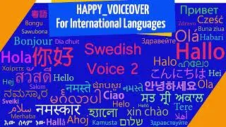 Swedish Female Voice Sample