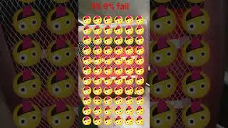 99.9% fail #emoji #opti cal illussion #illusion #hopti calillusion #emoji challenge #funny #gaming