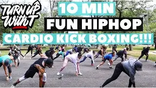 Fun Hip Hop Cardio Kick Boxing Home Workout | Burn Mad Calories!!!