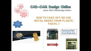 Brass Insert & PCB extraction from insert moulding plastic part