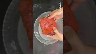 Ariel&rsquo;s Hair Crushing #mermaid #ariel #asmr #fyp #gymchalk #dyedchalk
