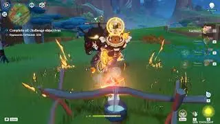 Genshin Impact Event Guidelites - Mattled Gold Yet Unsmelted - Trial Character- Kachina