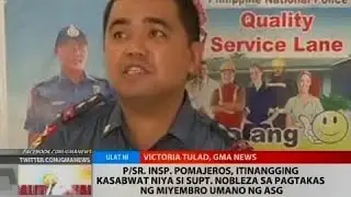 BT: P/Sr. Insp. Pomajeros, itinangging kasabwat niya si Nobleza sa pagtakas ng miyembro umano ng ASG