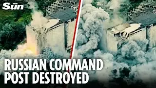 Ukrainian bombers BLOW UP Russian military nerve centre in another setback for Putin