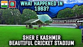 Sher e Kashmir International Cricket Stadium Srinagar | What Happened in 1983? | Sher I Kashmir