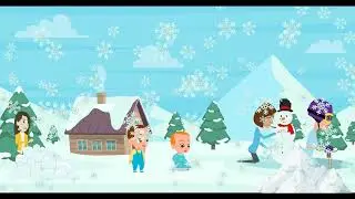 🌞 Pesničky pre deti 🌞 Padá sniežik, Animované video , Slovak kids songs, Spievanky od Pavla