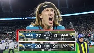 Jaguars 27 point PLAYOFF COMEBACK to beat the Chargers, a breakdown