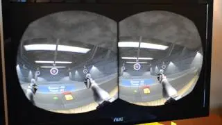 Sixense STEM: Reverend Kyle Tries Shooting Range With and Without Distortion Correction