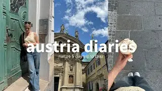 i traveled to austria | nature, day trip to Graz | calming vlog