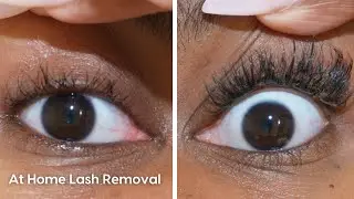 Как безопасно СНЯТЬ ресницы дома | Minksbyv