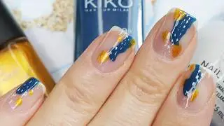 Easy NO TOOLS Nail Art | Simple Abstract Nail Tutorial | Nail Art Tutorial for Beginners