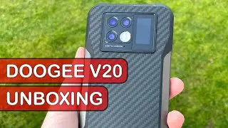 Doogee V20 Unboxing - AMOLED Outdoor Handy