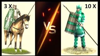 Will 3 Legionary Cavalries win 10 Eastern Infantry units?