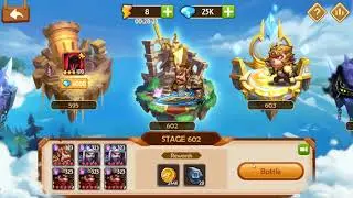 Epic Summoners - Dragon Island 602 - Rainbow team