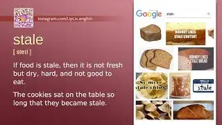 Stale : C1 level english vocabulary lesson, www.LipLix.com
