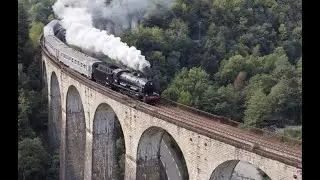 Samedi 1er octobre, la locomotive à vapeur 140 C 27 a proposé un voyage Nîmes - La Bastide
