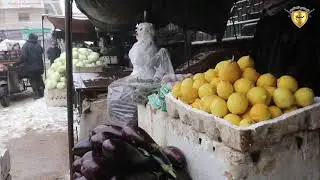 رصد أجواء مدينة منبج في الثلج 13/ 2/ 2020