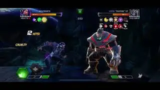 MCoC Cheeilth vs Thanos on node 47 (missing in action, fight and flight)