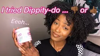Dippity-Do Girls With Curls Styling Gelee Review Type 4a/3c | Wash N' Go