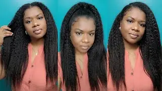 KINKY STRAIGHT CROCHET HUMAN HAIR | You Would Think It's Growing Out Of My Scalp |InsBeauty