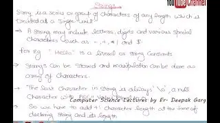 38- What Is String In C Programming Language In HINDI | String In C Language Tutorial In HINDI