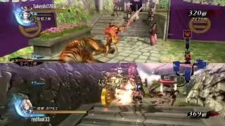 Sengoku Basara 4 Sumeragi - Ashikaga / Magoichi Co-Op Gameplay 2 (Basara Mode)