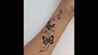 Beautiful butterfly tattoo designs 💞#short