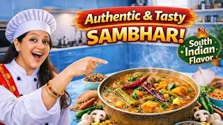 Tasty Sambhar Recipe | South Indian Sambhar at Home