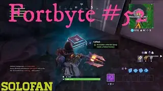 Fortnite|Fortbyte #52 Location Accessible With Bot Spray Inside A Robot 🤖 Factory 🏭
