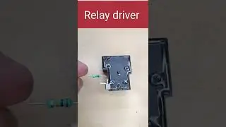 Relay driver using bc547 project