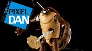 Nickelodeon Teenage Mutant Ninja Turtles Cockroach Terminator Figure Video Review