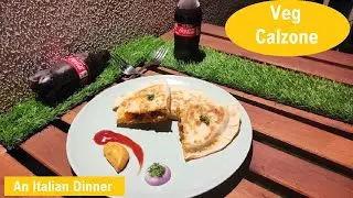 Veg Calzone | Italian Recipe | Easy Dinner Recipe |  Corn Paneer pockets | Without Oven